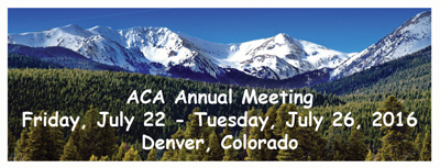 66th Annual Meeting of the American Crystallographic Association (ACA) July 22-26, 2016, Denver, CO, USA