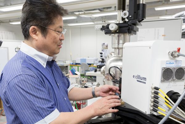 MetalJet Hard X-ray Photoelectron Spectroscopy HAXPES at Meiji University Japan