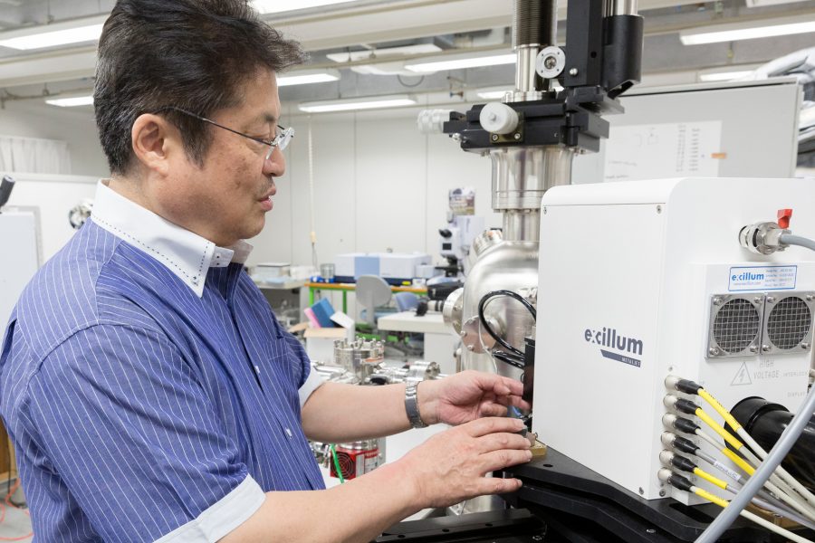 MetalJet Hard X-ray Photoelectron Spectroscopy HAXPES at Meiji University Japan